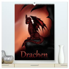 Drachen (hochwertiger Premium Wandkalender 2024 DIN A2 hoch), Kunstdruck in Hochglanz von Haberhauer,  Petra