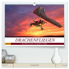 Drachenfliegen – Die Welt aus neuer Perspektive erleben (hochwertiger Premium Wandkalender 2024 DIN A2 quer), Kunstdruck in Hochglanz von Robert,  Boris