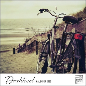 Drahtesel 2023 – Fahrrad-Fotografie – Wandkalender mit Spiralbindung – DUMONT Quadratformat 24 x 24 cm