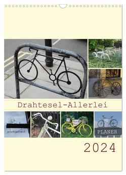 Drahtesel-Allerlei / Planer (Wandkalender 2024 DIN A3 hoch), CALVENDO Monatskalender von Keller,  Angelika