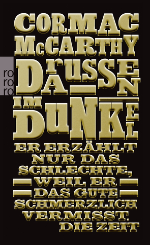 Draußen im Dunkel von McCarthy,  Cormac, Wolf,  Hans