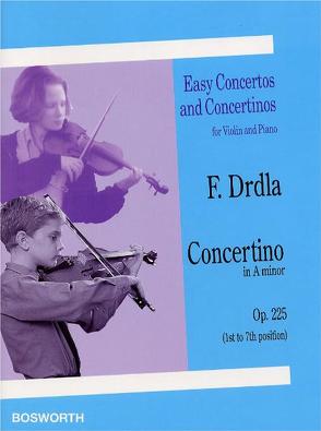 Drdla – Concertino in a-Moll, Op. 225 für Violine & Klavier von Drdla,  Frantisek