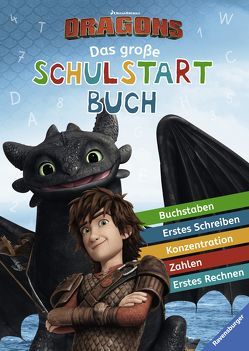 Dreamworks Dragons: Das große Schulstartbuch von Hahn,  Stefanie, Super RTL