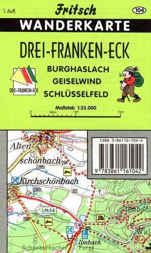 Drei-Franken-Eck von Fritsch Landkartenverlag