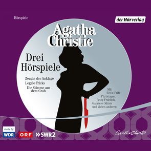 Drei Hörspiele von Bartsch,  Angelika, Carls,  Dieter, Christie,  Agatha, Eisendle,  Gerda, Hahn,  Bernt, Land,  Paul, Mueller,  Wilfried, Odinis,  Gabrielle, Vogler,  Karl Michael