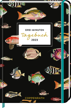 Drei Minuten Tagebuch 2023 – Fische (I love my Ocean) von Defaux,  Tina