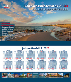 Drei-Monatskalender Mecklenburg-Vorpommern 2023 von Neubert,  Jörg