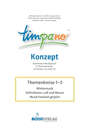 TIMPANO – Drei Themenkreise im Januar: Wintermusik / Seifenblasen, Luft und Wasser / Musik hautnah gespürt von Dartsch,  Michael,  Prof. Dr., Savage-Kroll,  Camille,  Prof., Schmidt-Hiller,  Kitty,  Dr., Steffen-Wittek,  Marianne,  Prof., Stiller,  Barbara,  Prof. Dr., Vogel,  Corinna,  Prof. Dr.