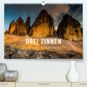 Drei Zinnen. Sextner Dolomiten (Premium, hochwertiger DIN A2 Wandkalender 2023, Kunstdruck in Hochglanz) von Gospodarek,  Mikolaj