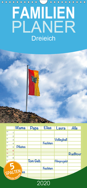 Dreieich – Familienplaner hoch (Wandkalender 2020 , 21 cm x 45 cm, hoch) von Rank,  Claus-Uwe