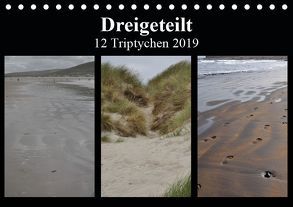 Dreigeteilt – 12 Triptychen 2019 (Tischkalender 2019 DIN A5 quer) von Franz,  Ingrid