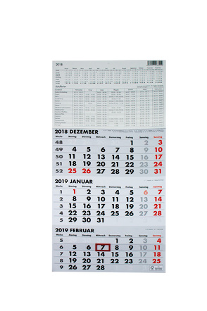 Dreimonatskalender 2019