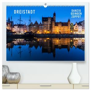 Dreistadt – Danzig, Gdingen, Zoppot (hochwertiger Premium Wandkalender 2024 DIN A2 quer), Kunstdruck in Hochglanz von Gospodarek,  Mikolaj