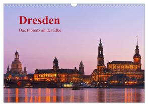 Dresden, das Florenz an der Elbe / CH-Version (Wandkalender 2024 DIN A3 quer), CALVENDO Monatskalender von Kirsch,  Gunter