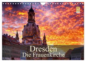 Dresden – Die Frauenkirche (Wandkalender 2024 DIN A4 quer), CALVENDO Monatskalender von Meutzner,  Dirk