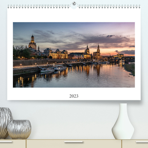 Dresden, Du Schöne. (Premium, hochwertiger DIN A2 Wandkalender 2023, Kunstdruck in Hochglanz) von Klette,  Mike