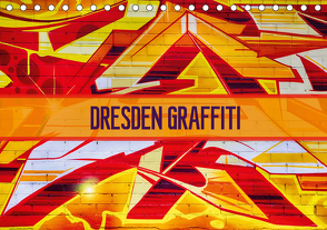 Dresden Graffiti (Tischkalender 2021 DIN A5 quer) von Meutzner,  Dirk