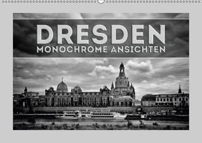 DRESDEN Monochrome Ansichten (Wandkalender 2019 DIN A2 quer) von Viola,  Melanie