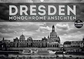 DRESDEN Monochrome Ansichten (Wandkalender 2019 DIN A3 quer) von Viola,  Melanie