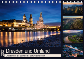 Dresden und Umland (Tischkalender 2021 DIN A5 quer) von R. Lima,  Eva