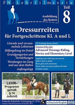 Dressurreiten für Fortgeschrittene KL.A/L – Advanced Dressage Riging Novice and Elemantary Level von Putz,  Michael