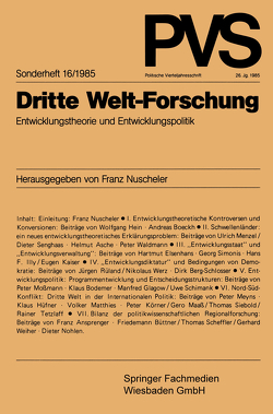 Dritte Welt-Forschung von Nuscheler,  Prof. Dr. Franz