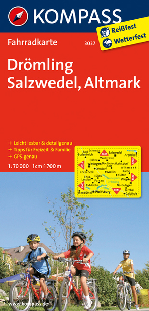 KOMPASS Fahrradkarte Drömling – Salzwedel – Altmark von KOMPASS-Karten GmbH