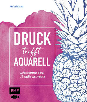 Druck trifft Aquarell von Hörskens,  Anita