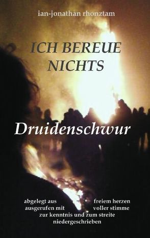 DRUIDENSCHWUR von rhonztam,  ian-jonathan