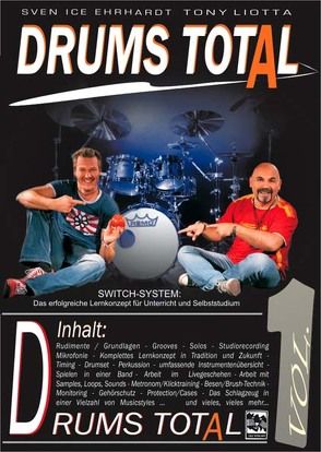 Drums Total DVD von Ehrhardt,  Sven, Liotta,  Tony