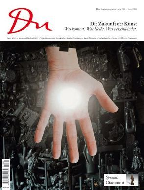 du – Zeitschrift für Kultur / Die Zukunft der Kunst von Bachmann,  Dieter