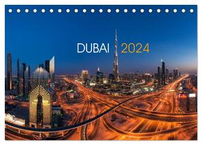 DUBAI – 2024 (Tischkalender 2024 DIN A5 quer), CALVENDO Monatskalender von Claude Castor I 030mm-photography,  Jean