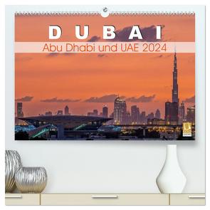 Dubai, Abu Dhabi und UAE 2024 (hochwertiger Premium Wandkalender 2024 DIN A2 quer), Kunstdruck in Hochglanz von Papenfuss,  Christoph