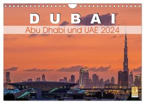 Dubai, Abu Dhabi und UAE 2024 (Wandkalender 2024 DIN A4 quer), CALVENDO Monatskalender von Papenfuss,  Christoph