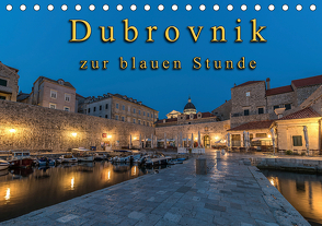 Dubrovnik zur blauen Stunde (Tischkalender 2021 DIN A5 quer) von Schneider,  Jens