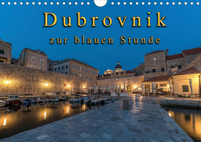 Dubrovnik zur blauen Stunde (Wandkalender 2021 DIN A4 quer) von Schneider,  Jens