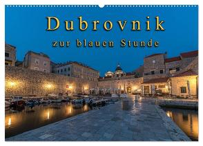 Dubrovnik zur blauen Stunde (Wandkalender 2024 DIN A2 quer), CALVENDO Monatskalender von Schneider,  Jens