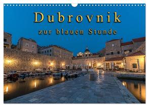 Dubrovnik zur blauen Stunde (Wandkalender 2024 DIN A3 quer), CALVENDO Monatskalender von Schneider,  Jens