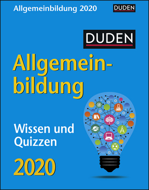 Duden Allgemeinbildung Kalender 2020 von Harenberg, Huhnold,  Thomas