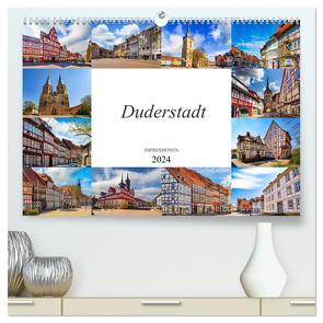 Duderstadt Impressionen (hochwertiger Premium Wandkalender 2024 DIN A2 quer), Kunstdruck in Hochglanz von Meutzner,  Dirk