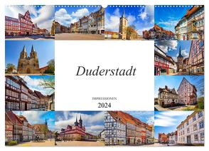 Duderstadt Impressionen (Wandkalender 2024 DIN A2 quer), CALVENDO Monatskalender von Meutzner,  Dirk