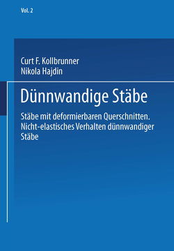 Dünnwandige Stäbe von Hajdin,  Nikola, Kollbrunner,  Curt F.