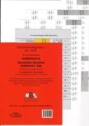 DürckheimRegister® HABERSACK KOMPAKT SW OHNE Stichworte von Dürckheim,  Constantin