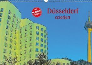 Düsseldorf coloriert (Wandkalender 2018 DIN A3 quer) von Koch,  Hermann