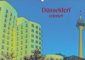 Düsseldorf coloriert (Wandkalender 2019 DIN A2 quer) von Koch,  Hermann