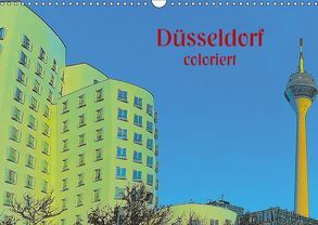 Düsseldorf coloriert (Wandkalender 2019 DIN A3 quer) von Koch,  Hermann