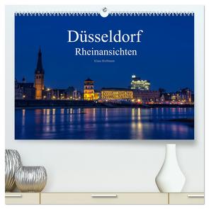 Düsseldorf – Rheinansichten (hochwertiger Premium Wandkalender 2024 DIN A2 quer), Kunstdruck in Hochglanz von Hoffmann,  Klaus