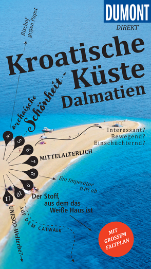 DuMont direkt Reiseführer Kroatische Küste, Dalmatien von Schetar,  Daniela