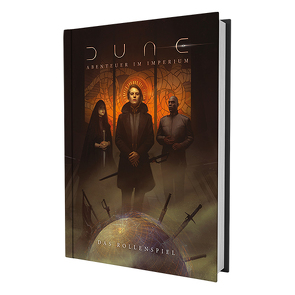 Dune: Abenteuer im Imperium – Regelwerk Reguläre Edition von August,  Richardrd, Berman,  Simon, Chan,  Banana, Durall,  Jason, Khelil,  Khaldoun, Nash,  Helena, Peregrine,  Andrndrew, Sklar,  Hilary, Spivey,  Chris, Tokuda,  Mari, Wilkinson,  Rachel, Woernrner,  Ben