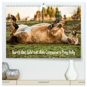 Durch das Jahr mit dem Connemara Pony Holly (hochwertiger Premium Wandkalender 2024 DIN A2 quer), Kunstdruck in Hochglanz von Pfeifer,  Romy